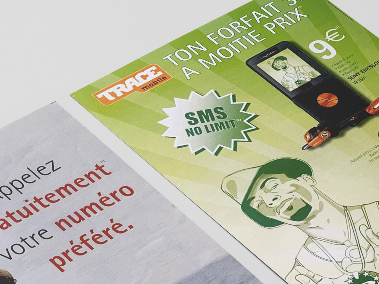 Trace mobile illustrations project page